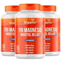 Bigens kit 3x tri magnésio inositol 120 cáps biogens Bigens kit 3x tri magnésio inositol 120 cáps biogens