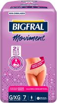 Bigfral Moviment Feminina G/XG embalagem com 7 unidades