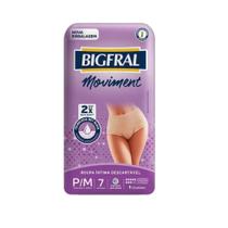 Bigfral Moviment Roupa Int Feminina P/M Pct C/7UN - 20338-1