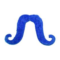 Bigode Mustache Postiço Colorido para Festa a Fantasia