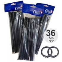 Bigodim Bigodinho Circular Nº1 Kit Com 12 Unidades Bigodim Bigodinho Circular Nº1 Kit Com 12 Unidades