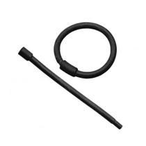 Bigodim circular preto n3 para cabelos com 12 unidades santa clara