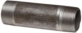 Bigorna de bico de tubo de aço 1-1/4" NPT macho x 10 cm de comprimento
