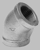 Bigorna de cotovelo de ferro de 2 pol. FPT galvanizado maleável Bigorna de cotovelo de ferro de 2 pol. FPT galvanizado maleável