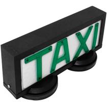 Bigorrilho Luminoso Grande Taxi Vintage Universal Imã Fusca Kombi Brasília Variant Tl Gol Santana Pa