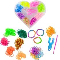 Biju Collection Elástico Pocke Estojo De Coração Fazer Pulseiras 6695 DM Toys Biju Collection Elástico Pocke Estojo De Coração Fazer Pulseiras 6695 DM Toys