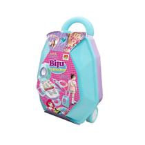 Biju Collection - Maleta e Kit de Bijuterias 2 em 1 - Azul - DM Toys