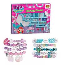 Biju Collection Sereia Crie Pulseira Colar E Brinco Dmt6537 - DM TOYS