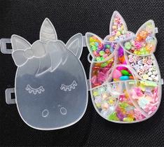 Bijuteria Colorida Kit Iniciante 250 Pçs Estojo Plástico Bijuteria Colorida Kit Iniciante 250 Pçs Estojo Plástico