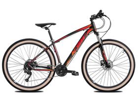 Bike Aro 29 MTB KSW 21V Relação Shimano Completo Freio Disco