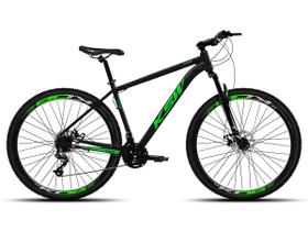 Bike Bicicleta Aro 29 KSW XLT 100 Alumínio 24 Velocidades Marchas Câmbio Altus Freio Hidráulico Cubo Cassete