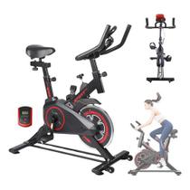 Bike Bicicleta Ergométrica Spinning Profissional 150KG Academia com Painel Digital com Brinde
