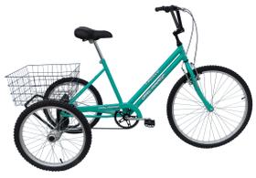 Bike Bicicleta Triciclo Adulto Aro 20 Food Bike Azul Turquesa - Dalannio Bike