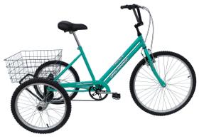 Bike Bicicleta Triciclo Adulto Aro 20 Food Bike Azul Turquesa