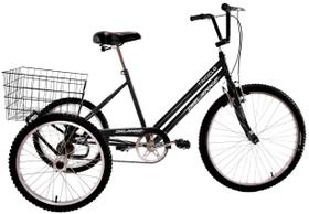 Bike Bicicleta Triciclo Adulto Aro 20 Food Bike Preto - Dalannio Bike