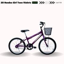 Bike Ducce Hendes Teen Girl aro 20 com Cesta Bike Ducce Hendes Teen Girl aro 20 com Cesta