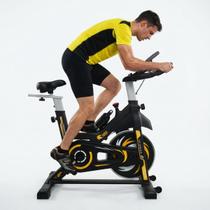 Bike Ergométrica Spinning Silenciosa Roda 13kg Reforçada 120kg Fitness