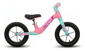 Bike Infantil Equilíbrio Buddy 2 Balance Sem Pedal Rava Rosa