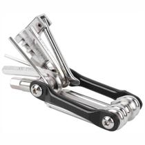 Bike Multitool Dobrável Aço Inox Manutenção Reparo MTB