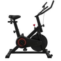 Bike Spinning Ergométrica Semi Profissional Sport Preto até 100kg Inércia de 4kg Super Silenciosa