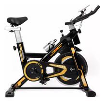 Bike Spinning silenciosa Com Roda De Inércia De 8kg Mkfit, Bicicleta resistente e prática