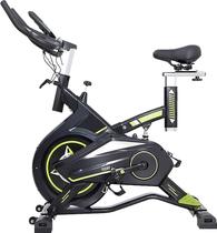 Bike Spinning WCT 8kg Mecânica Preto Verde Residencial