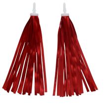 Bike Streamers, catin, fita vermelha, borlas, bicicleta vintage de 24 cm