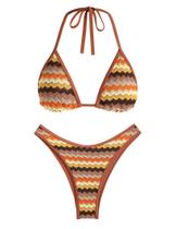 Bikini Seamoly Halter, roupa de banho de duas peças para mulheres, Latte M Bikini Seamoly Halter, roupa de banho de duas peças para mulheres, Latte M