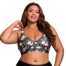 Bikini Top Regata Avulso Plus Size Tamanhos Grandes Estampada Selene