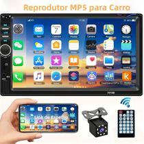 Bileeko Car Stereo 2 Din Car Radio 7 Polegadas MP5 Player Câmera de Backup Multimídia