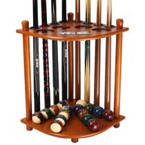 Bilhar Pool Stick Holder GSE Games & Sports Expert Oak
