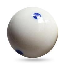 Bilhar Prática Treinamento Cue Ball, Padrão Pool Ball, 6 pontos azuis, 57.2mm