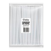 Billa Canudo Biodegradável 19,5cm X 10mm diâmetro 100und