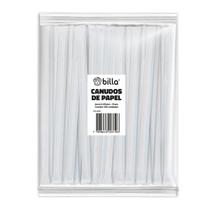 Billa Canudo Biodegradável 19,5cm X 6mm diâmetro 100und