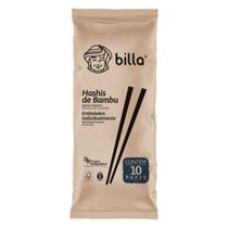 Billa Hashis De Bambu 20cm 10 Pares