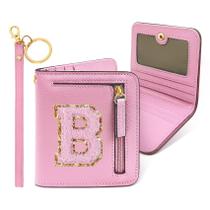 Billetera COSHAYSOO B Rosa de Cuero PU Compacta con RFID Billetera COSHAYSOO B Rosa de Cuero PU Compacta con RFID