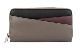 Billetera Karla Hanson Wanda de Cuero Texturizado con Bloqueo RFID Taupe