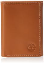 Billetera Trifold de Cuero Timberland para Hombre Color Tan Nublado Billetera Trifold de Cuero Timberland para Hombre Color Tan Nublado