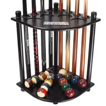 Billiards Pool Stick Holder GSE Games & Sports Expert Black