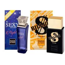 Billion For Men + Sexy Woman Night - Perfume Paris Elysees 100ml