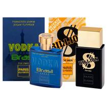 Billion For Men + Vodka Brasil Azul - Paris Elysees