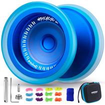 Bimaterial Yoyo MAGICYOYO V13 DEEPSPIN para crianças de 8 a 12 anos, azul