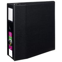 Binder Avery Durable de 3 anéis com 5 anéis EZD One Touch pretos