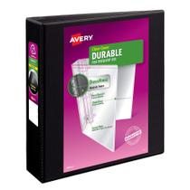 Binder Avery Durable View 3 Ring, anéis EZD de 2 polegadas, pretos