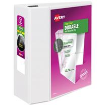 Binder Avery Durable View 3 Ring, anéis EZD de 5 polegadas, brancos Binder Avery Durable View 3 Ring, anéis EZD de 5 polegadas, brancos