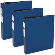 Binder Avery Economy 3 Ring Anéis redondos de 1,5 polegadas azuis x3