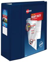 Binder Avery Heavy-Duty View, 3 anéis, 5 polegadas, azul marinho
