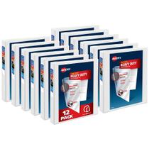 Binder Avery Heavy-Duty View 3 Anel de 1,4 cm e 250 folhas, branco