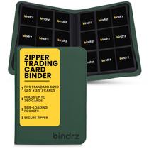 Binder bindrz com Zíper, 9 Bolsos, Capacidade para 360 Cartas, Verde Binder bindrz com Zíper, 9 Bolsos, Capacidade para 360 Cartas, Verde