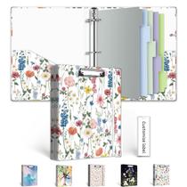 Binder BVSSX A5 de 3 anéis de 1 polegada com prancheta e divisórias de 5 abas